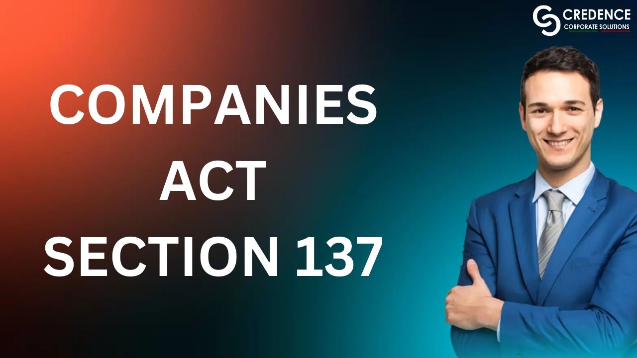 Companies Act Section 137