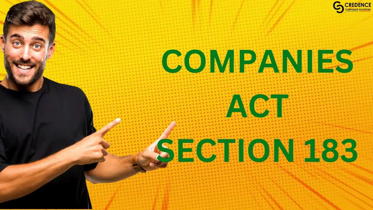 Companies Act Section 183