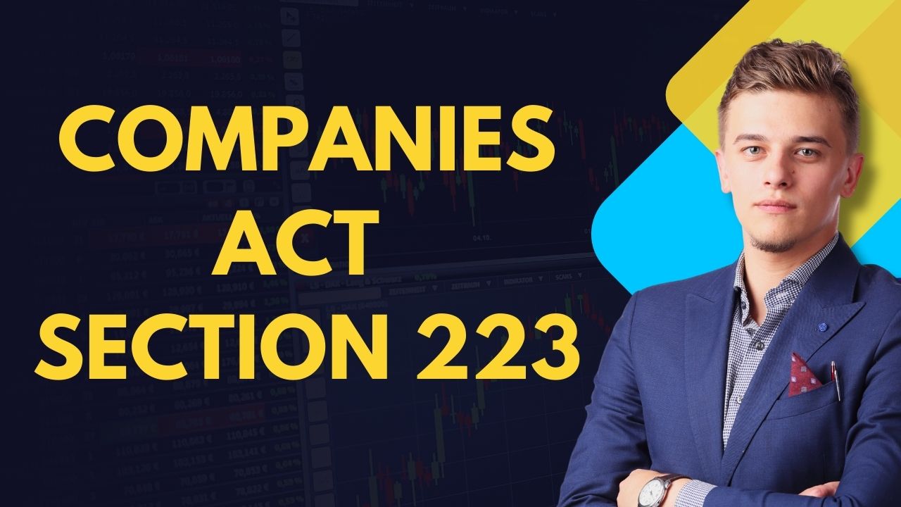 Companies Act Section 223