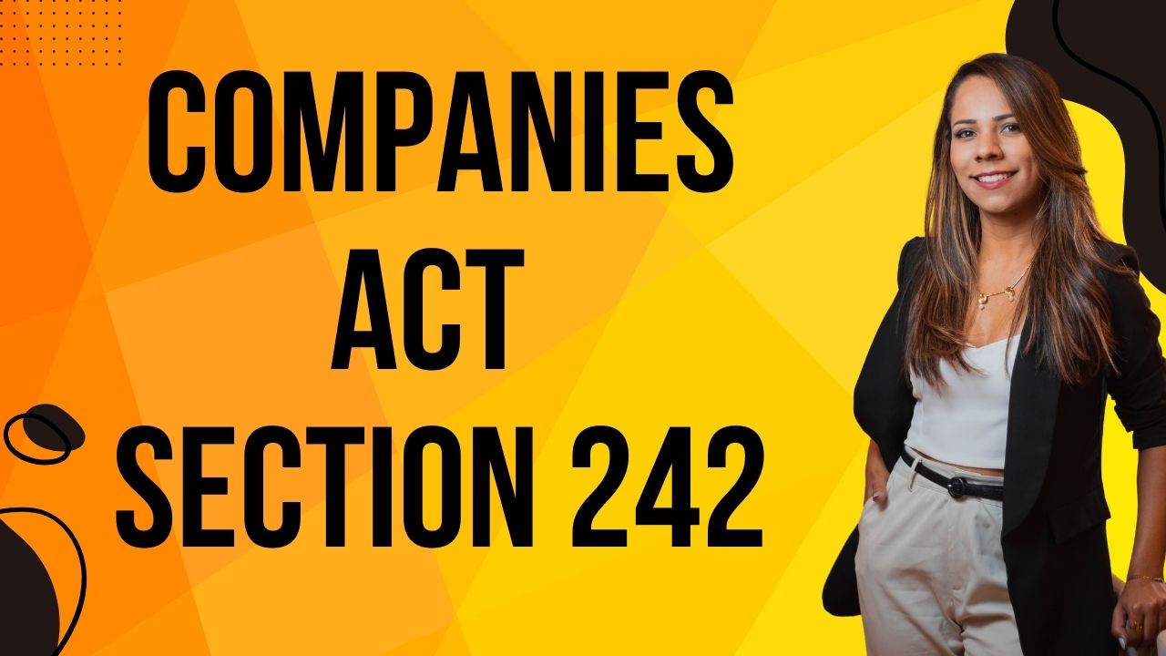 Companies Act Section 242