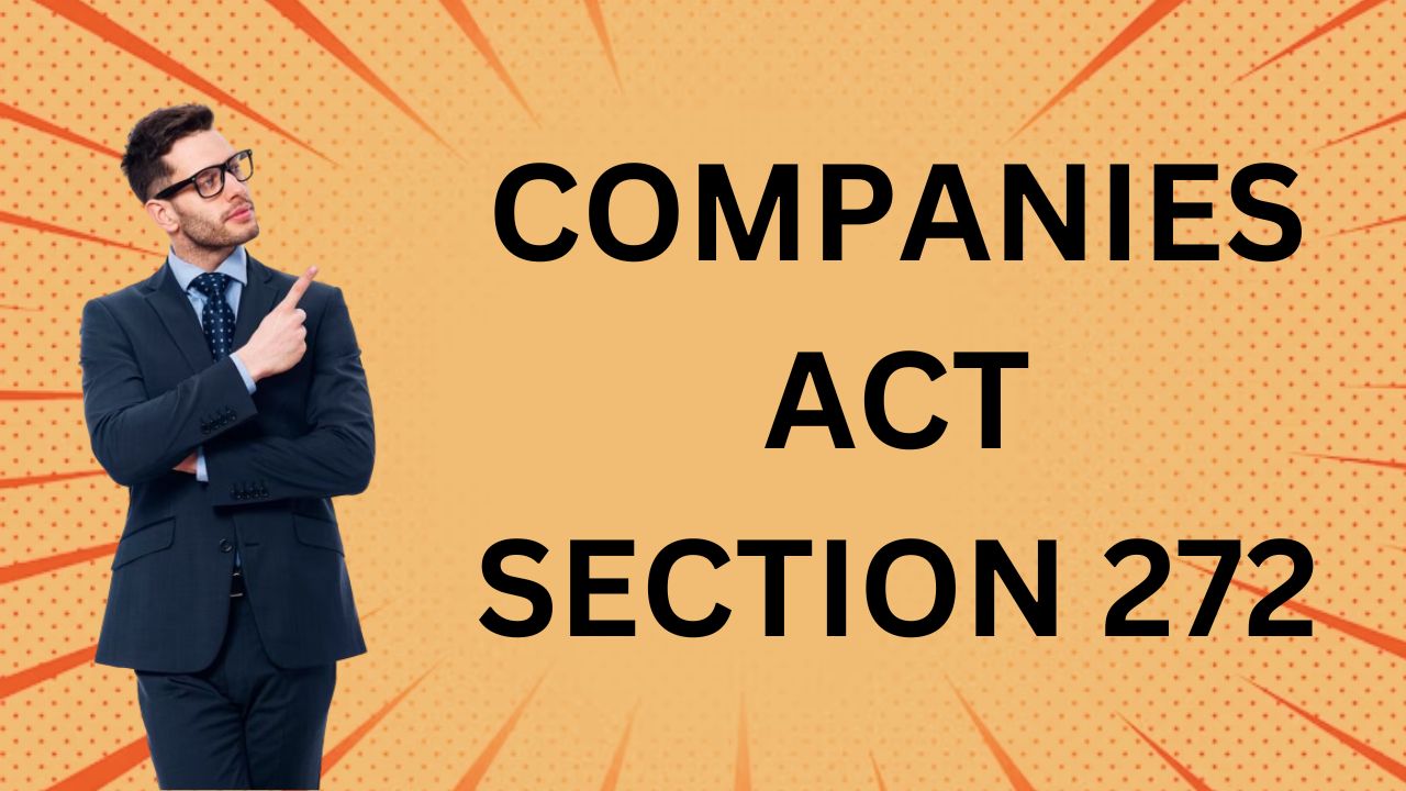Companies Act Section 272