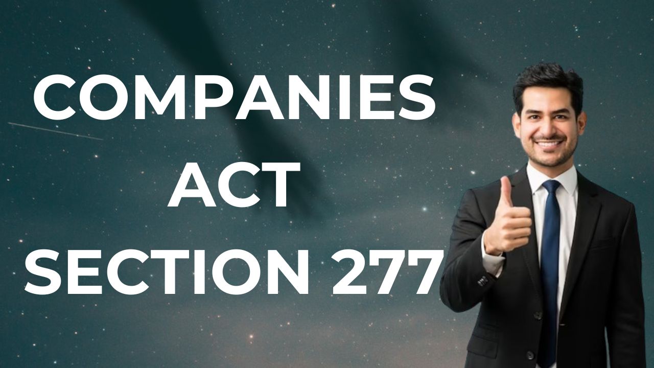 Companies Act Section 277
