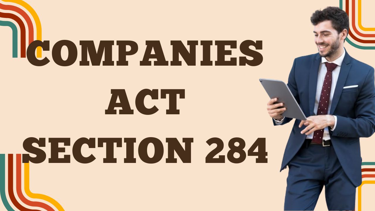 Companies Act Section 284