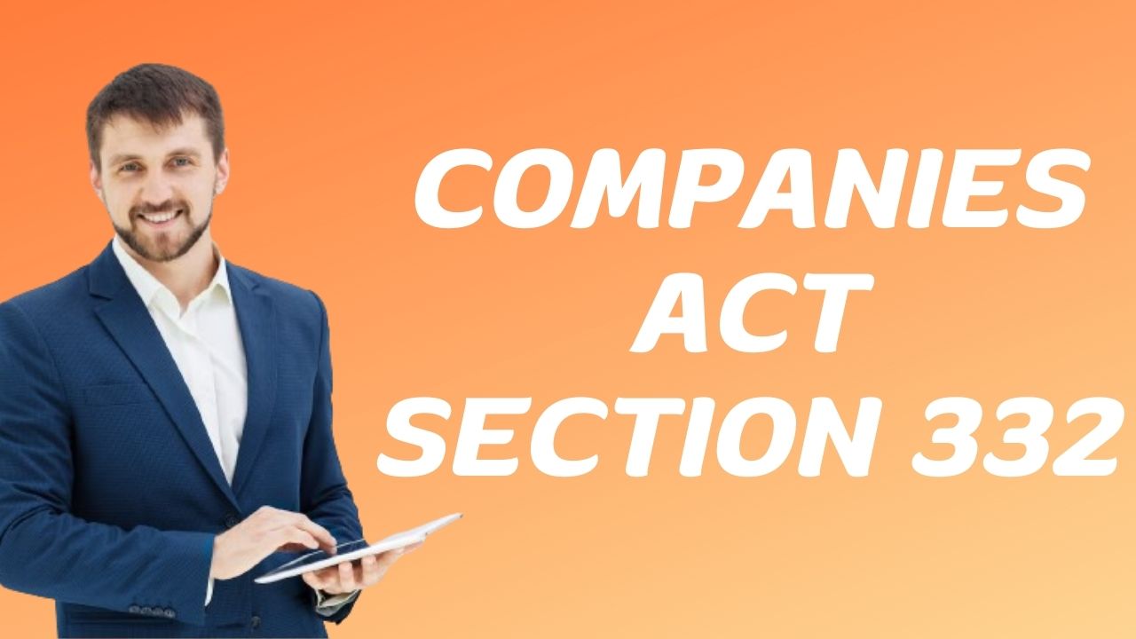 Companies Act Section 333