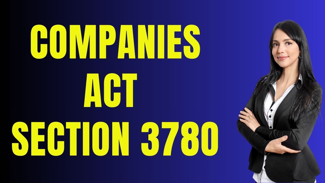 Companies Act Section 378O