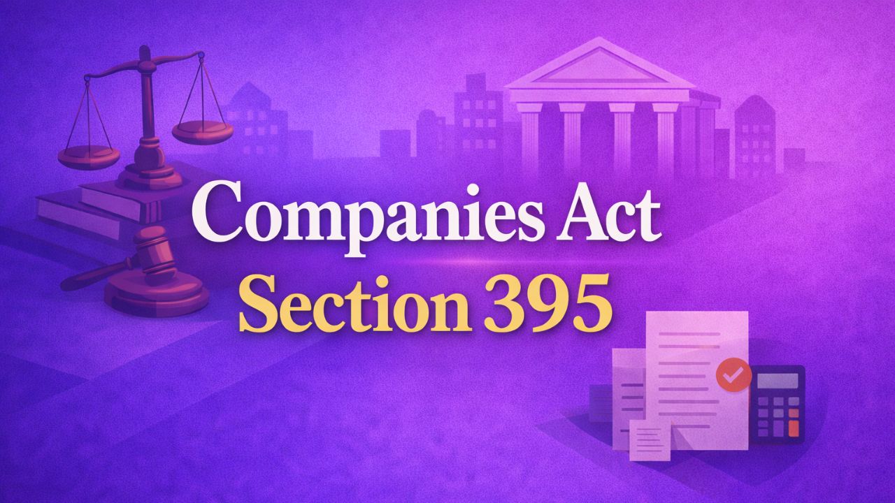 Companies Act Section 395