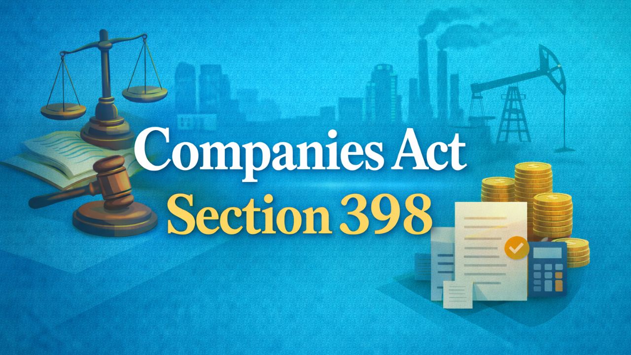 Companies Act Section 398