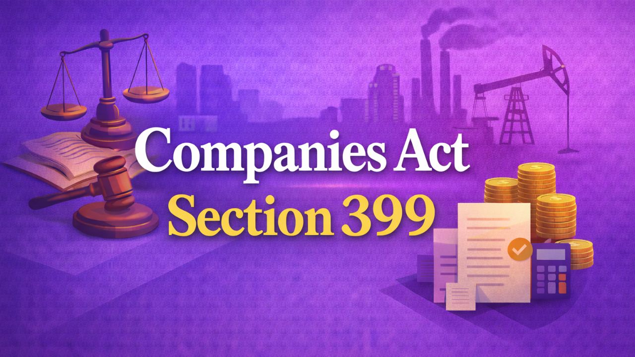 Companies Act Section 399