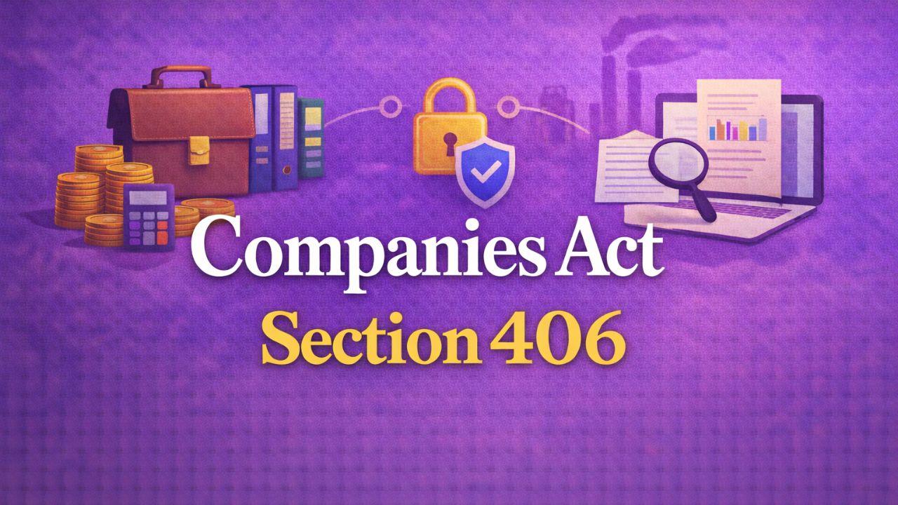 Companies Act Section 406