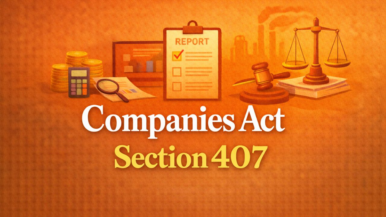 Companies Act Section 407