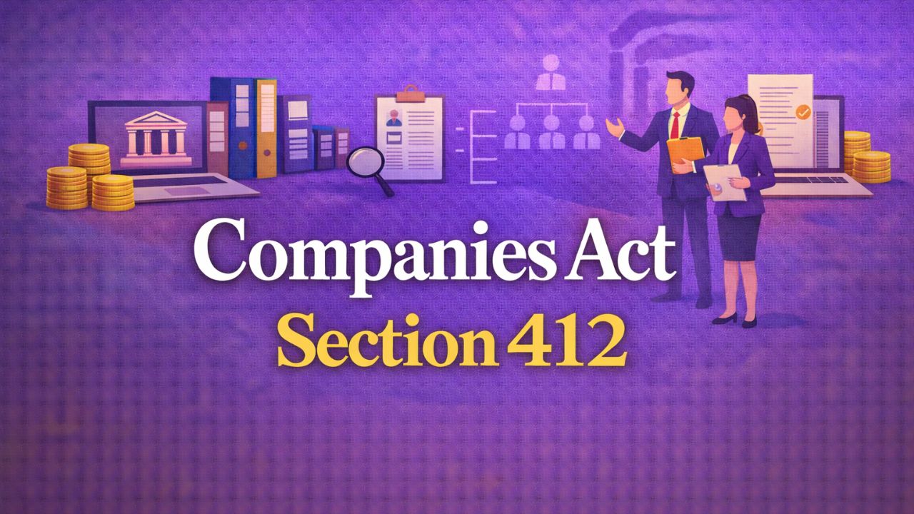 Companies Act Section 412