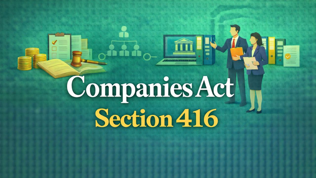 Companies Act Section 416