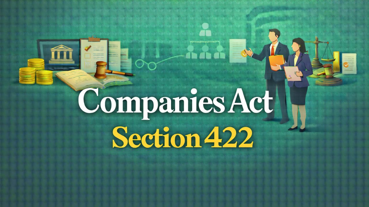 Companies Act Section 422