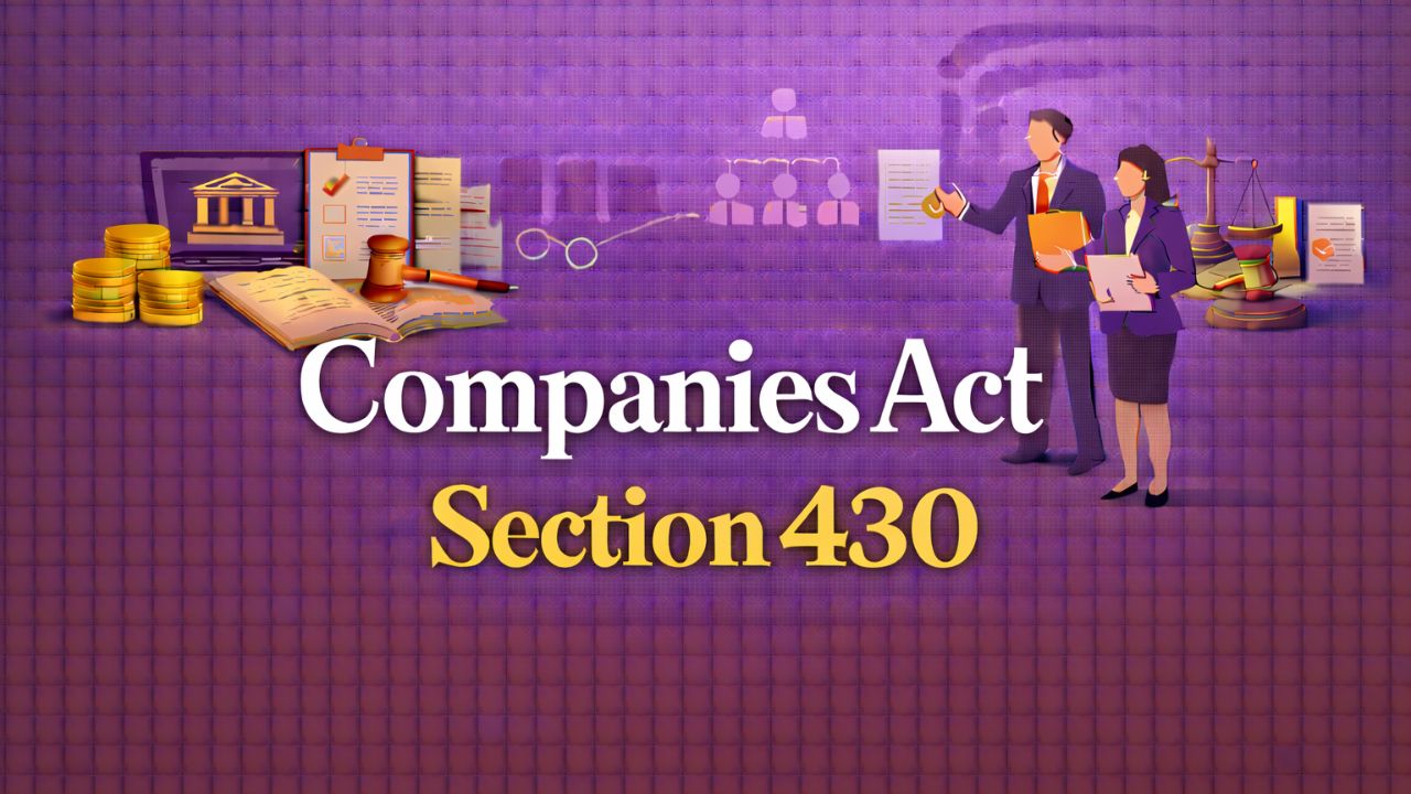 Companies Act Section 430