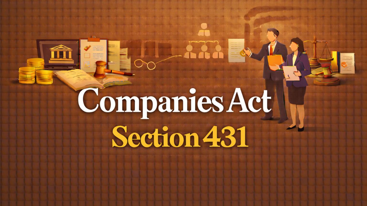 Companies Act Section 431