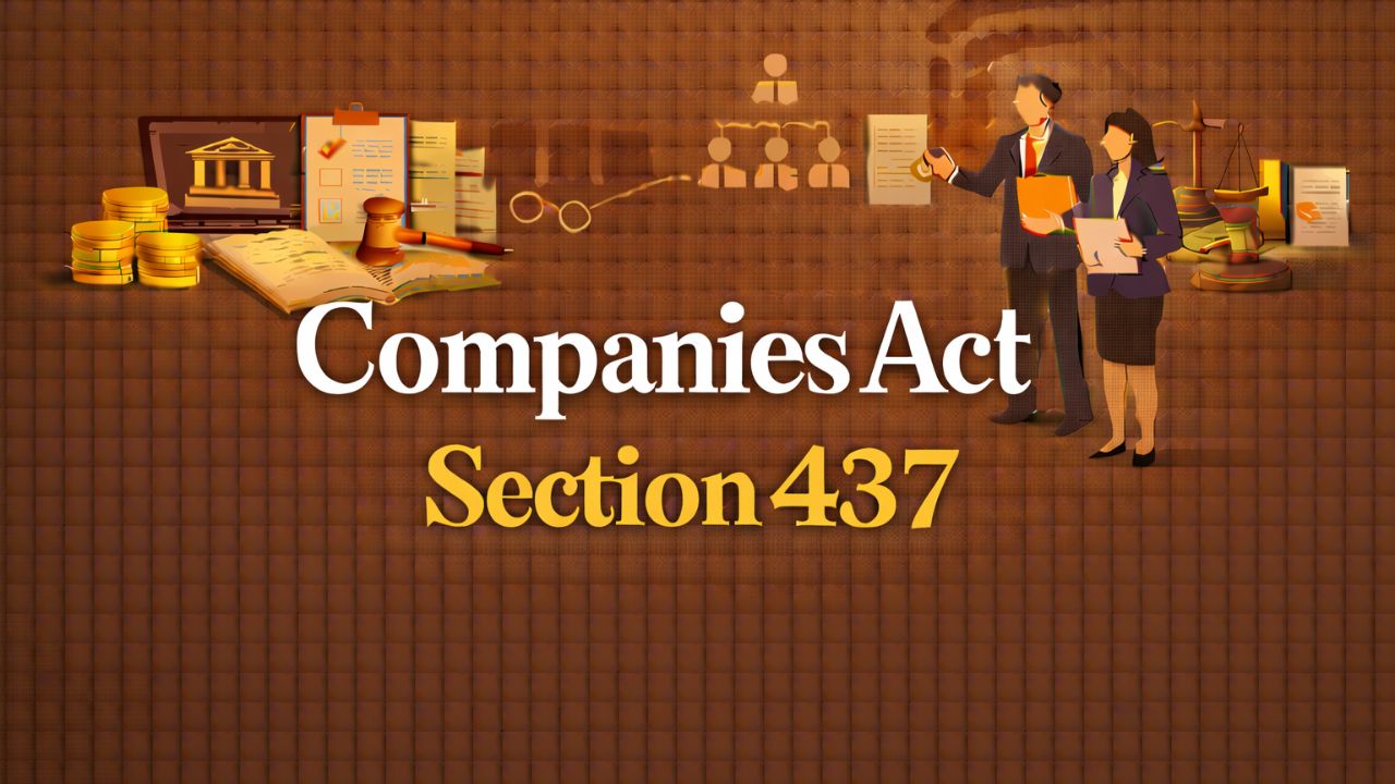 Companies Act Section 437