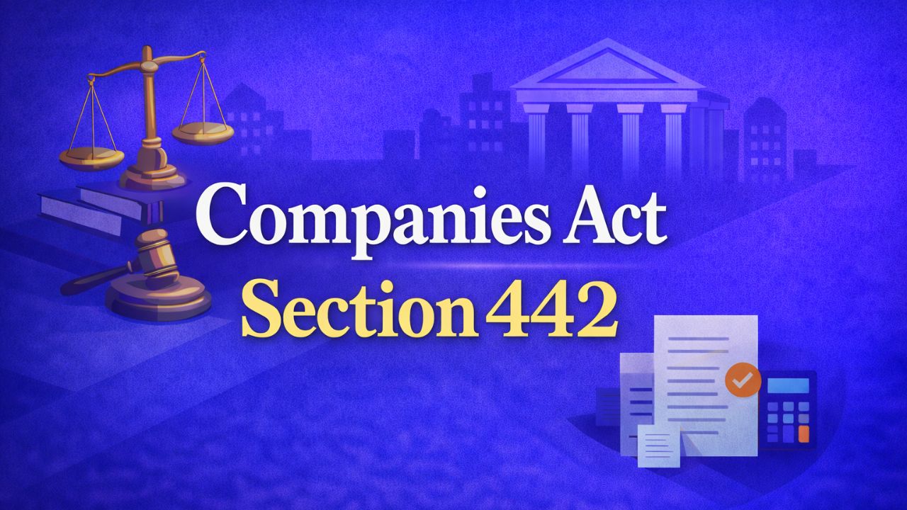 Companies Act Section 442