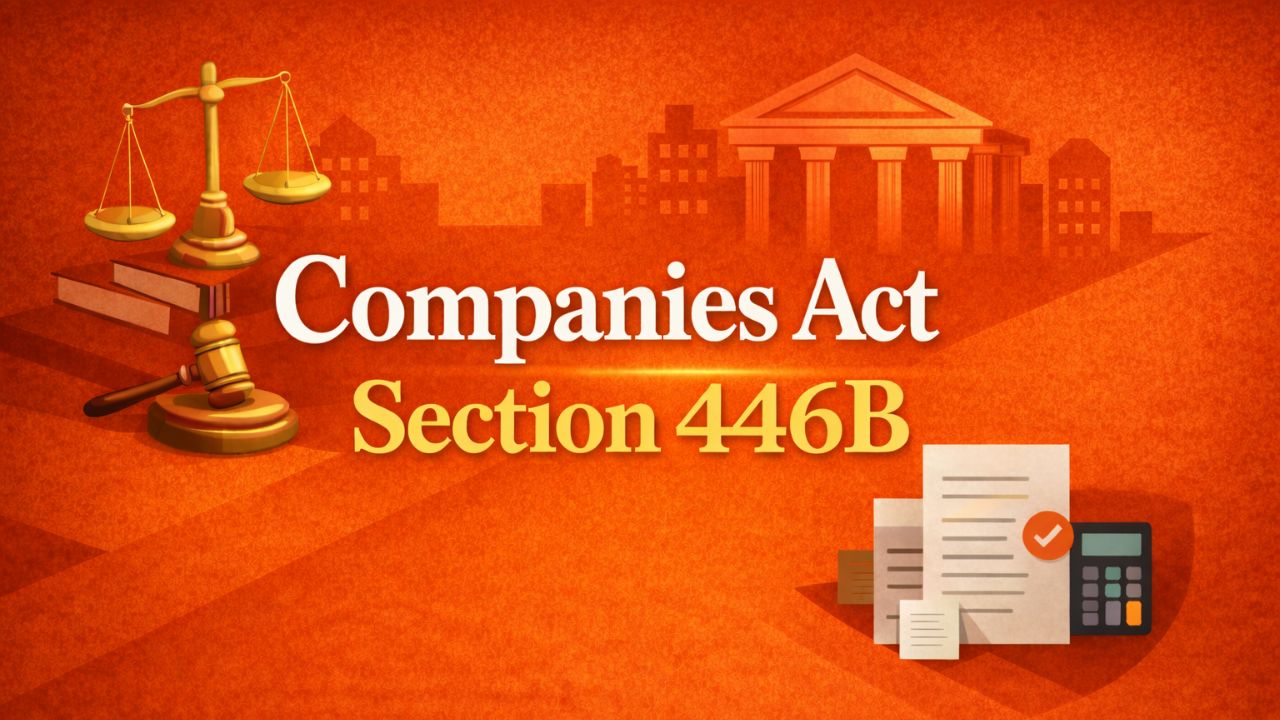 Companies Act Section 446B