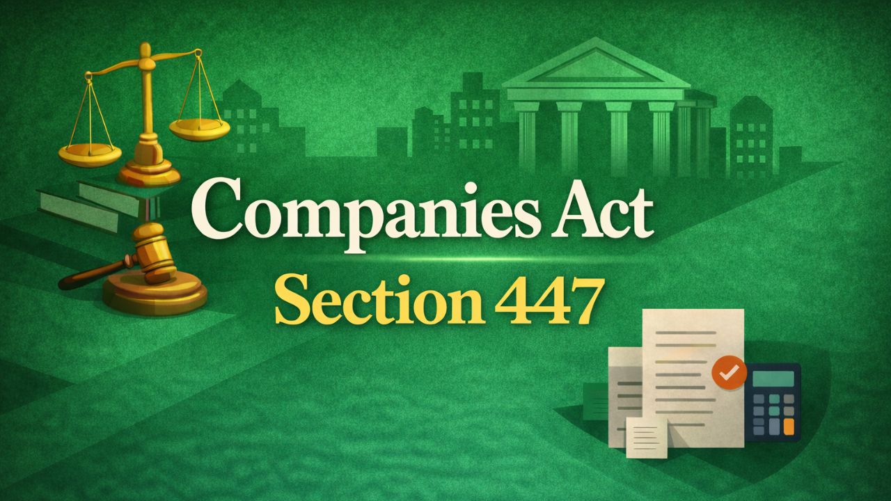 Companies Act Section 447