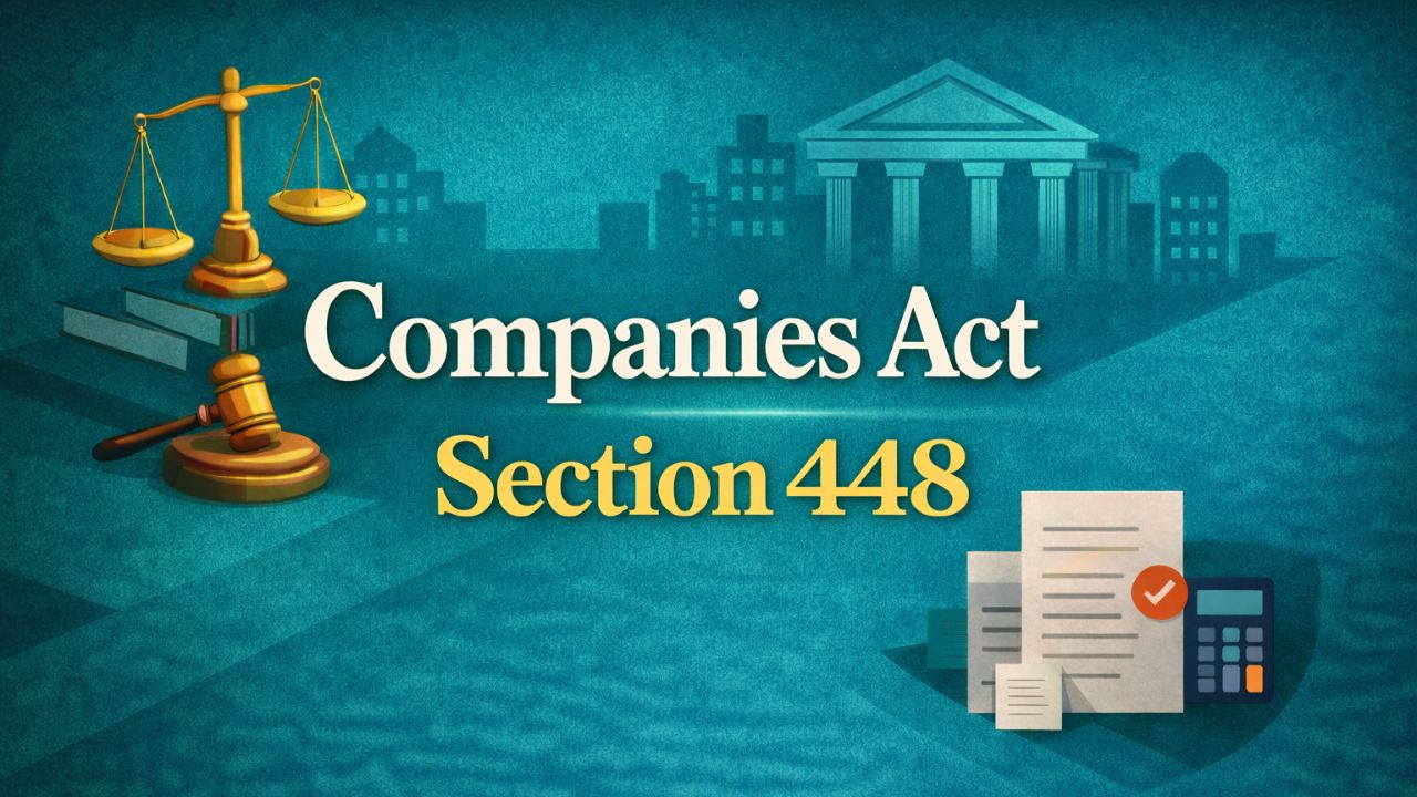 Companies Act Section 448
