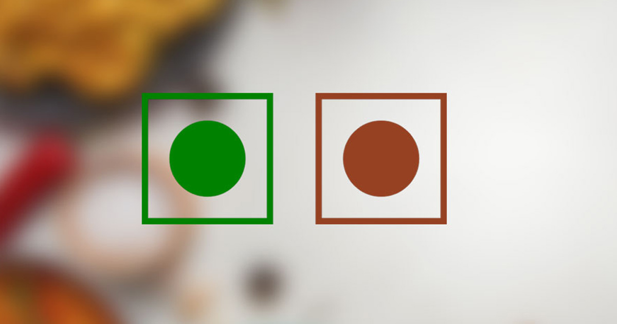 The green and brown dot