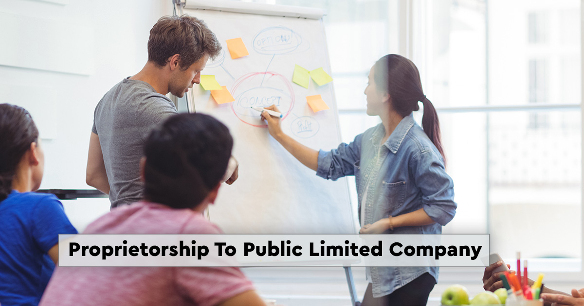 Conversion of Proprietorship to Public Limited Company