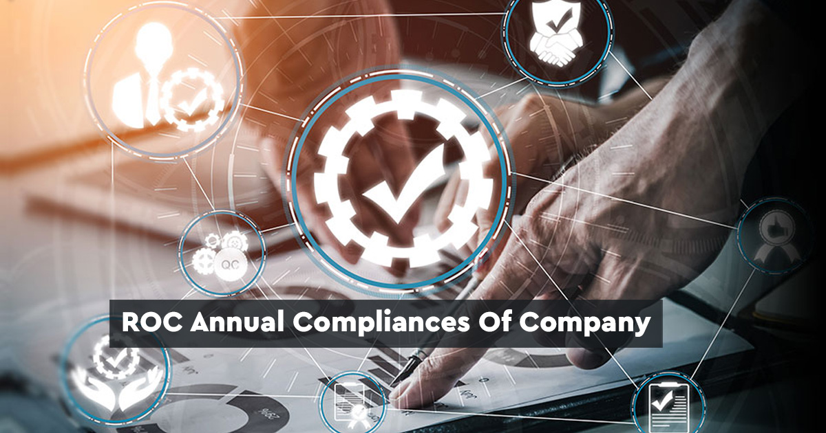 ROC annual compliances of Company